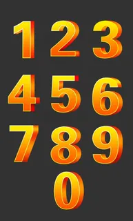 数字设计 创意数字 数字图片