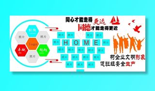 企业员工风采文化墙图片