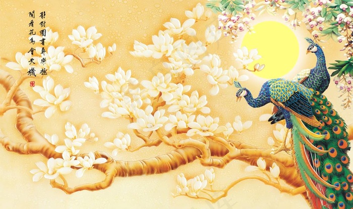 背景墙图片(9071X5669(DPI:72))psd模版下载