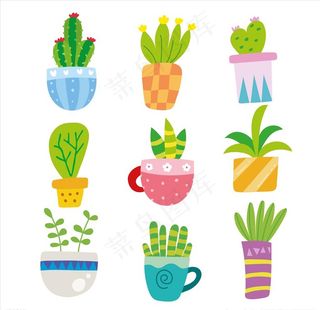 卡通仙人掌图片