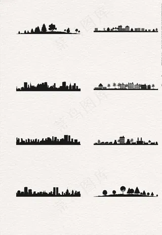 城市建筑背景图片