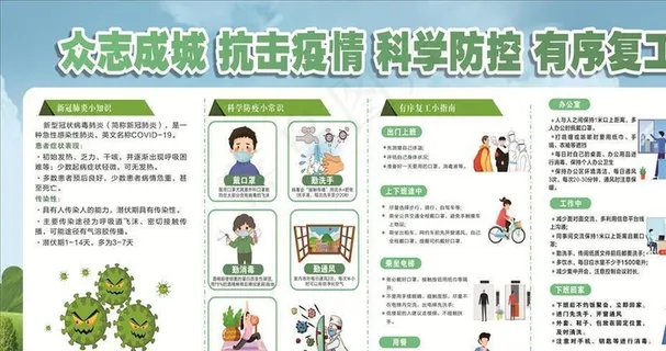 防疫宣传展板图片