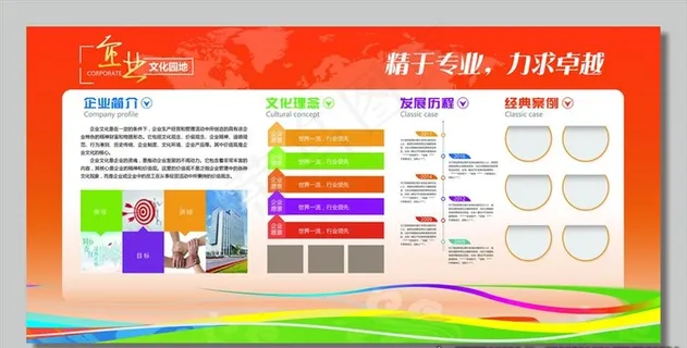 企业展板图片