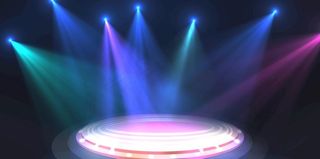 舞台灯光背景图片