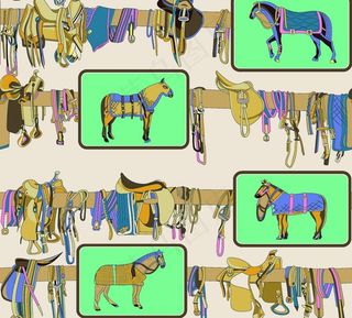 大牌 数码印花 女装 花型 手图片