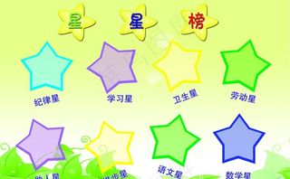 学校星星榜图片