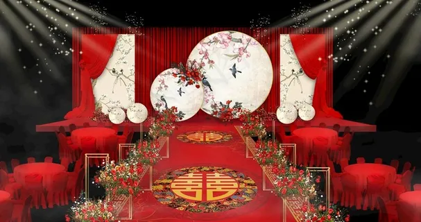 中式婚礼（效果图）图片
