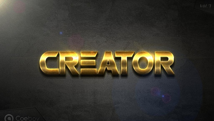 特级质感金属特效字图片