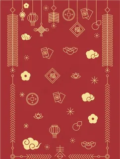 春节元素图片 春节元素图片