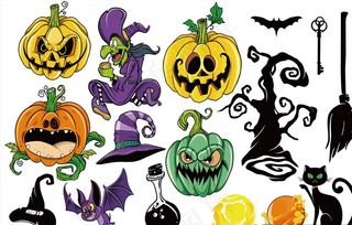 万圣节卡通图案图片