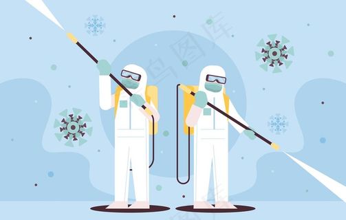 病毒细菌医疗防护图片
