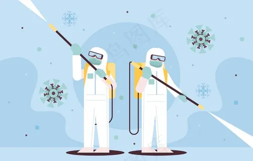 病毒细菌医疗防护图片