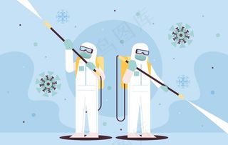 病毒细菌医疗防护图片