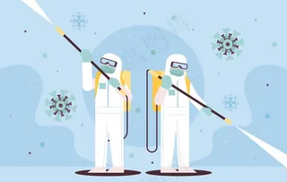 病毒细菌医疗防护图片