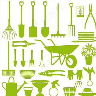 园艺元素图片