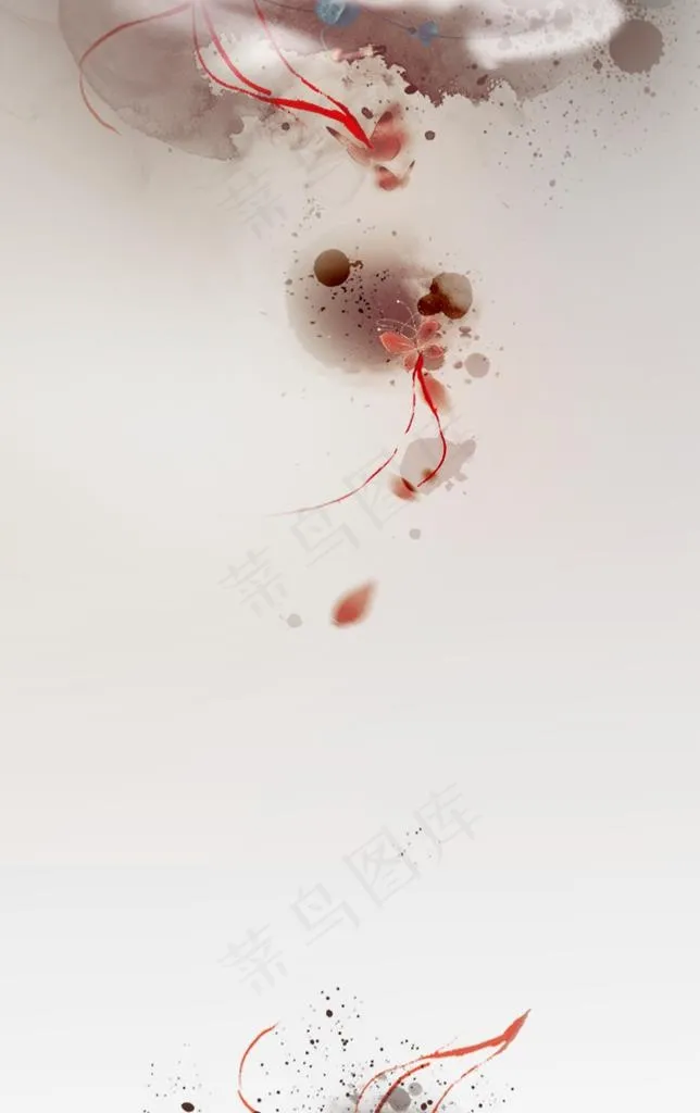 古风背景图片(3500X5300(DPI:254))psd模版下载