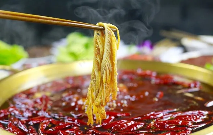 火锅 千层肚 涮千层肚 烫毛肚图片