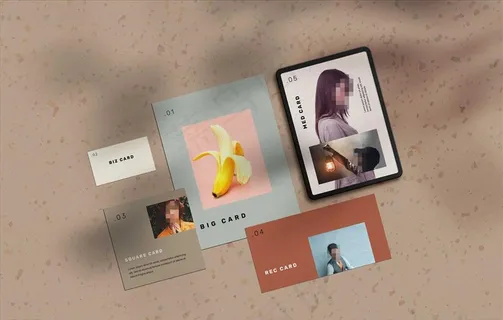 卡片样机图片