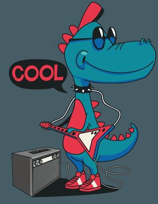 卡通恐龙插画图案图片