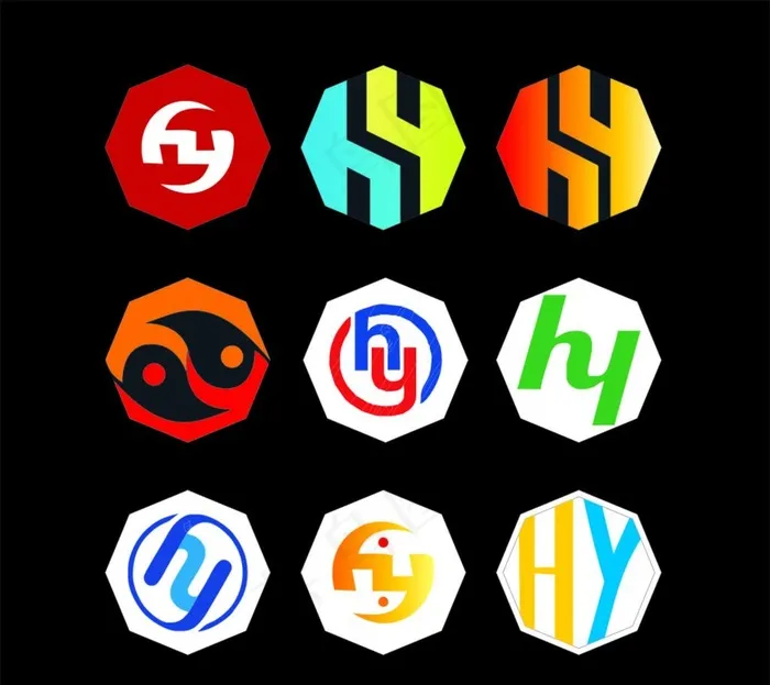 hy 商标图片cdr矢量模版下载