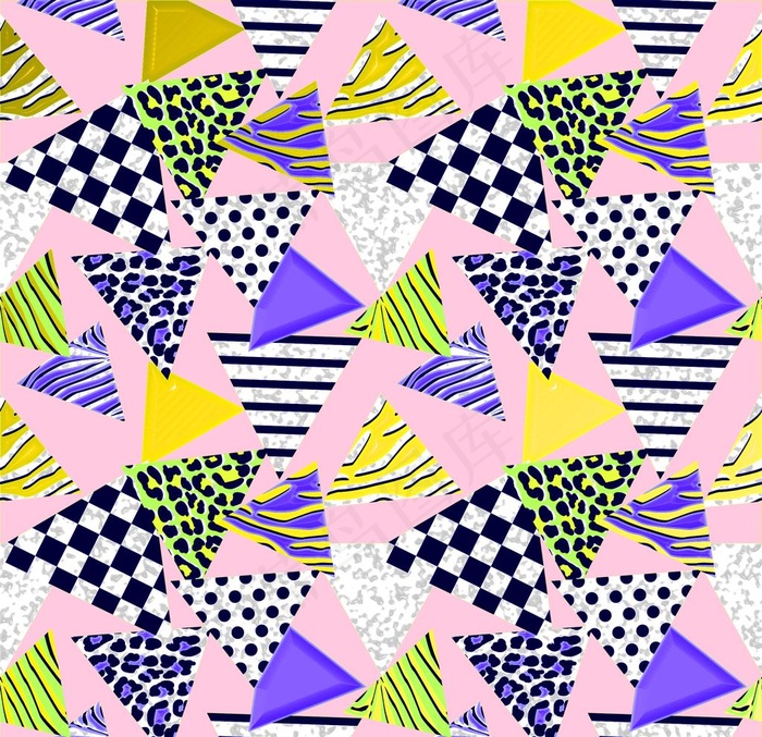 几何 适量 三角 炫彩图片