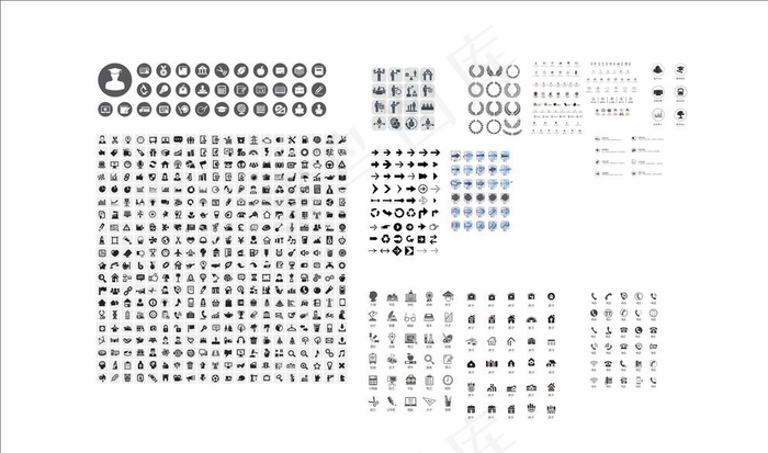 常用 图标icon合集图片cdr矢量模版下载