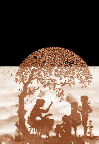 树底下讲故事 教师节图片