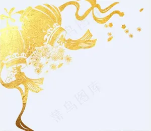 金色灯笼元素图片