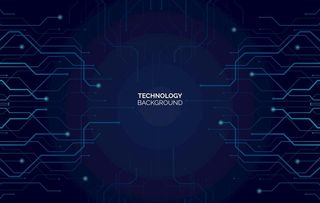 蓝色商务科技背景底纹图片