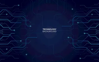 蓝色商务科技背景底纹图片