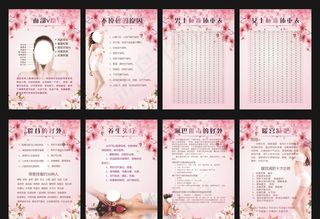 美容减肥挂图图片