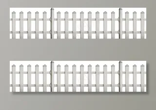 园间小栅栏图片