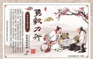 中国传统文化 古典展板图片