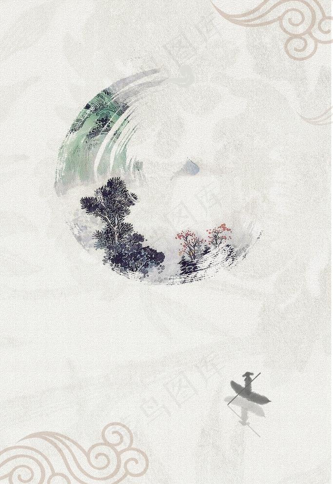 中国风图片(3543X5315(DPI:150))psd模版下载