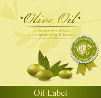 橄榄油标签图片