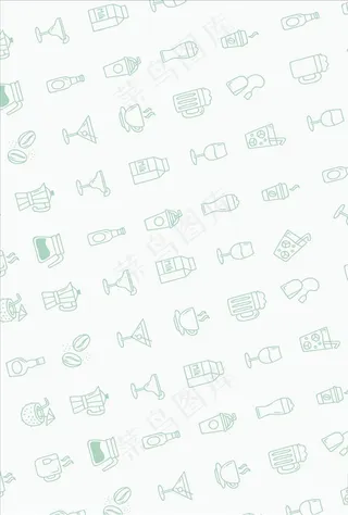 牛奶奶茶底纹菜单图片