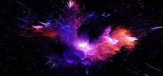 宇宙炸裂飞溅渐变运动抖音素材图片