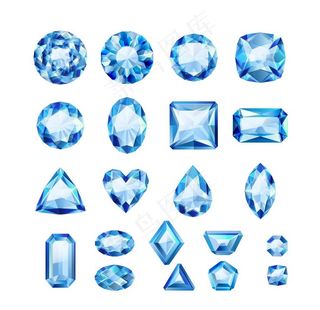 宝石矢量素材图片