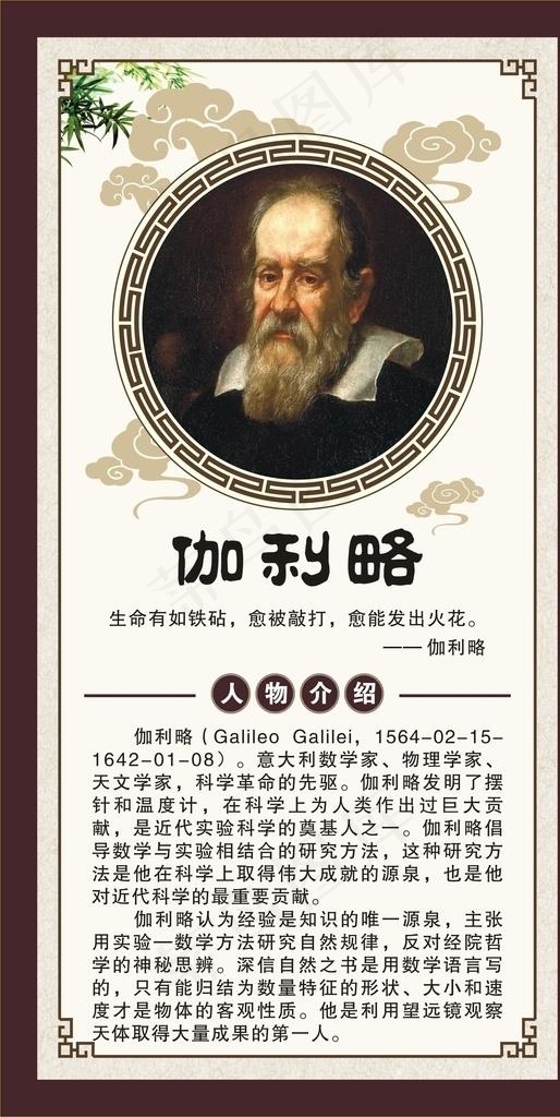 名人简介图片cdr矢量模版下载