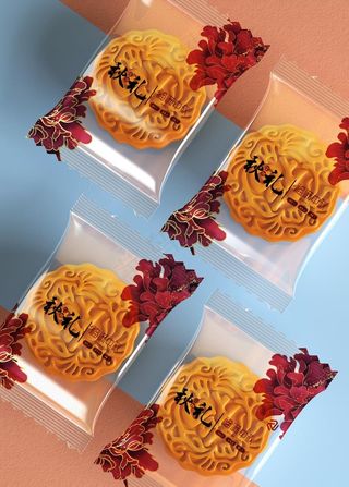 糕点包装盒样机图片