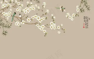 中式花鸟图片