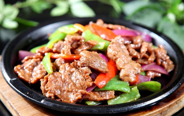 铁板牛肉图片