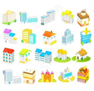 矢量房子图片