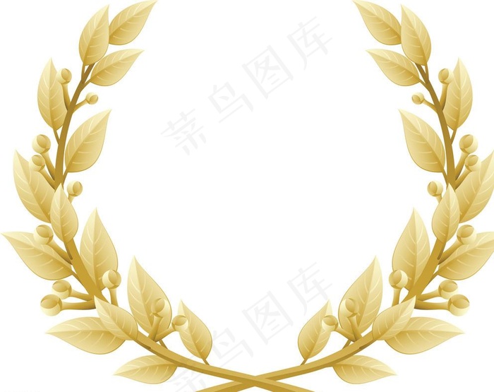 金色橄榄枝图片