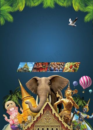 泰国旅游背景图片