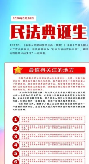 民法典图片