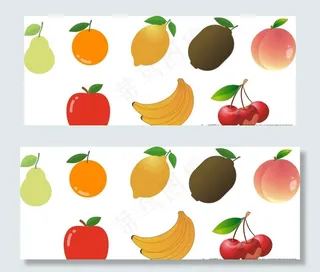 水果 矢量水果 水果模切图片