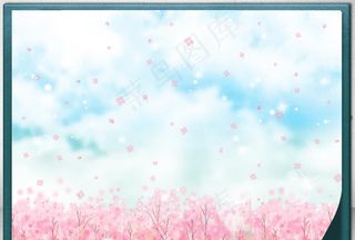 儿童成长档案 相册 背景 素材图片