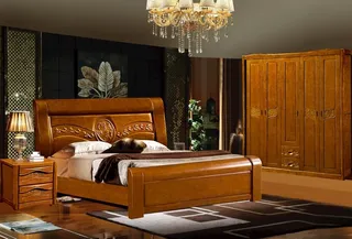 实木床图片