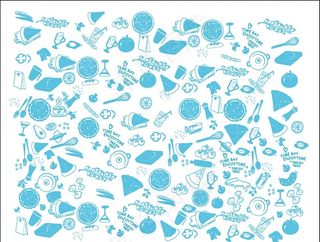 餐饮店背景花纹图片